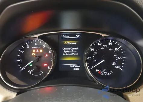 2016 Nissan Rogue Sv z USA, uszkodzony, nr VIN KNMAT2MV1GP653631